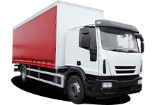 Truck Hire Leicester - 18 Tonne Curtain Side Truck - Truck hire Leicester