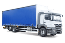 Truck Hire Leicester - 26 Tonne Curtain Side Truck - Truck hire Leicester
